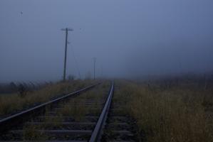 Hunsrückbahn im Nebel